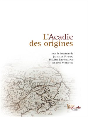 cover image of Acadie des origines